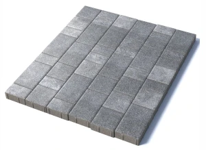 Тротуарная плитка Старый город, 60 мм, Шунгит