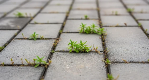 Почему растет трава между тротуарной плиткой Почему растет трава между тротуарной плиткой