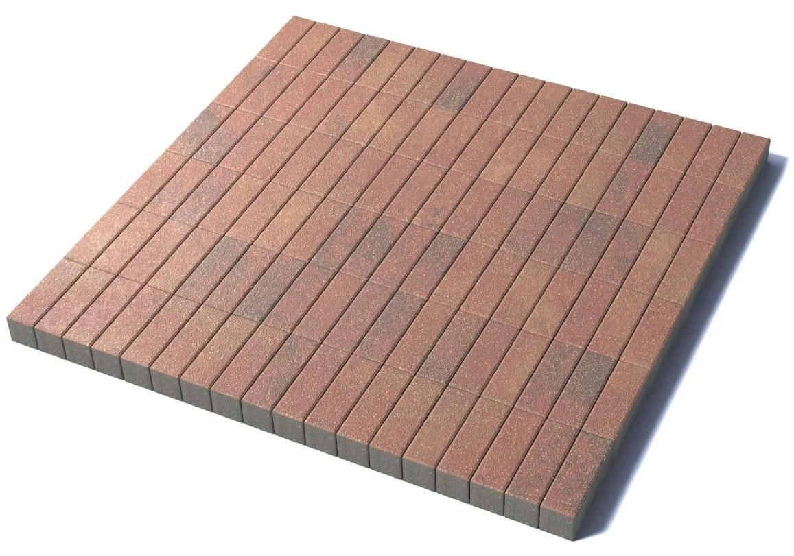 Тротуарная плитка Паркет 180х60х60 мм, гранит, Арабская ночь