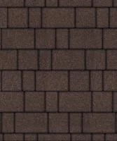 Тротуарная плитка Старый город, 40 мм, гранит, коричневый