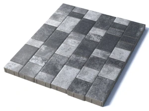 Тротуарная плитка Старый город, 60 мм, Антрацит