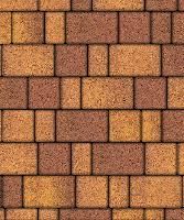 Тротуарная плитка Старый город, 80 мм, гранит, Осень