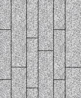 Тротуарная плитка Регата, 60 мм, мрамор, белый с черным