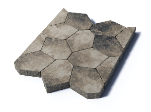 Тротуарная плитка Туртур, 80 мм, Старый замок