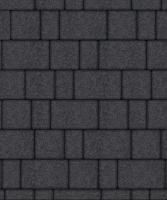 Тротуарная плитка Старый город, 40 мм, мрамор, черный