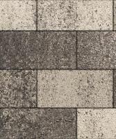 Тротуарная плитка Прямоугольник 600х300х80 мм, Антрацит