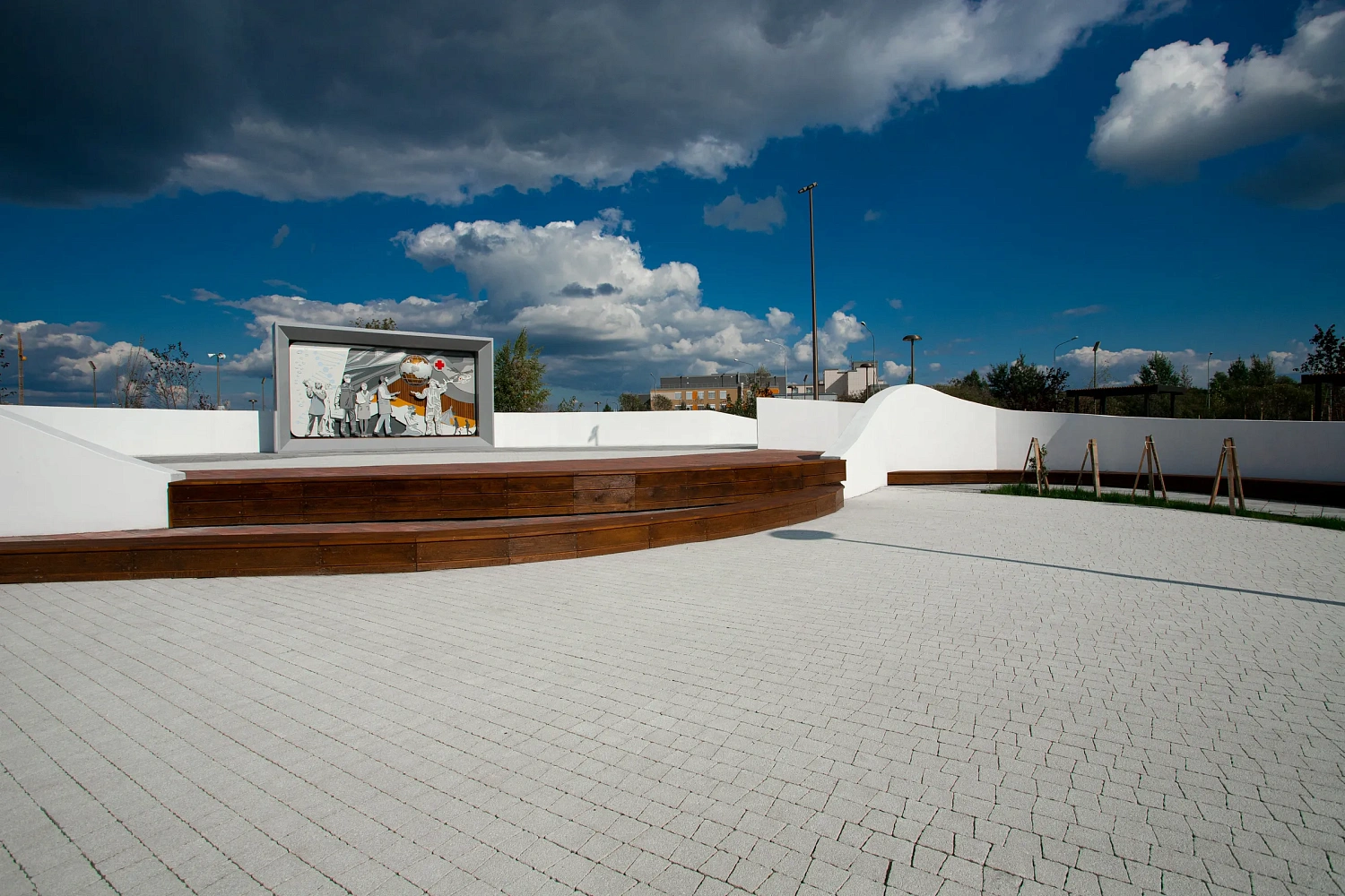 Сквер Медицинских работников в Тюмени